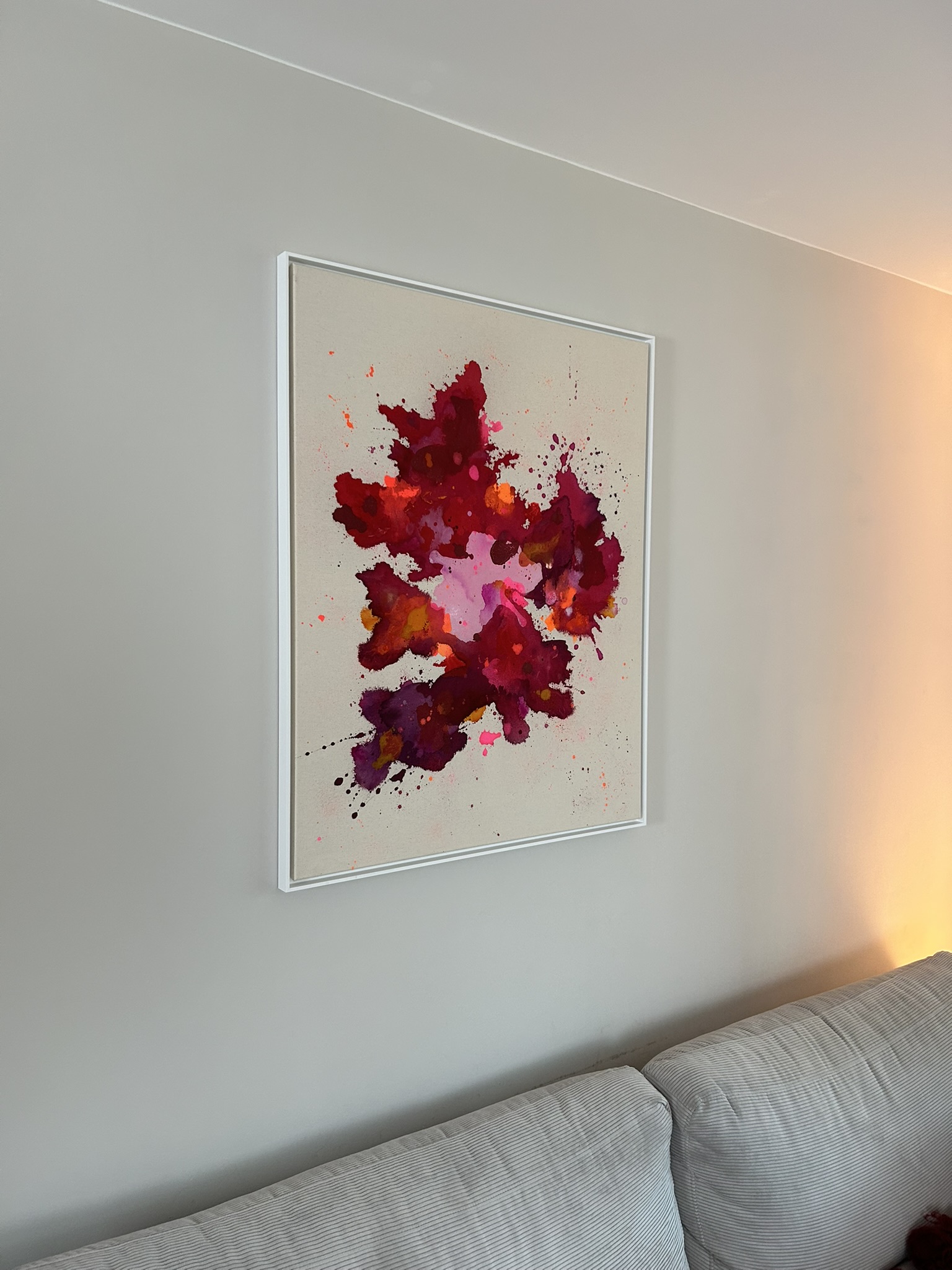 Befreiung, 2025, Acryl auf roher Baumwollleinwand, Ansicht 8